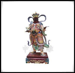 四大天王銅雕塑