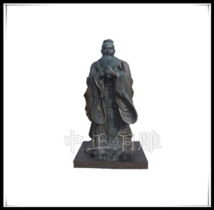 鑄銅孔子雕塑