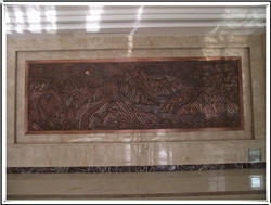 萬里長城銅浮雕