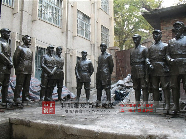 十大元帥銅雕塑價格