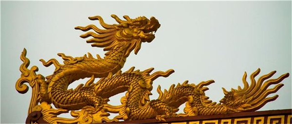 風(fēng)水銅龍雕塑