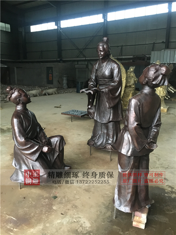 歐陽(yáng)修之母畫(huà)荻教子雕塑.jpg 歐陽(yáng)修之母畫(huà)荻教子雕塑.jpg