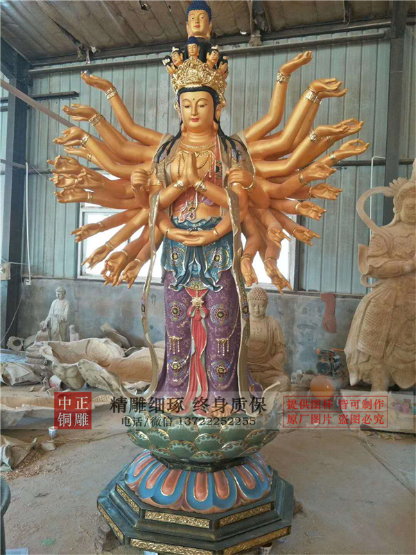 鑄銅千手觀音雕塑.jpg 鑄銅千手觀音雕塑.jpg