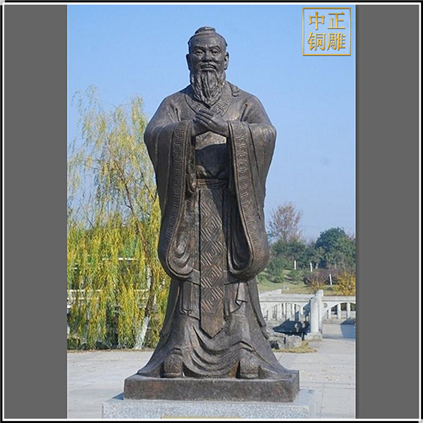 鑄銅大型孔子像