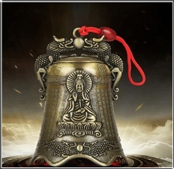 招財(cái)合金古銅鐘