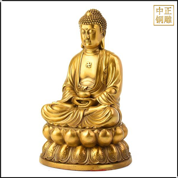 純銅如來(lái)擺件