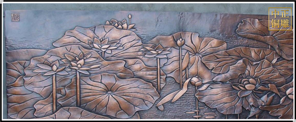 銅浮雕屏風壁畫