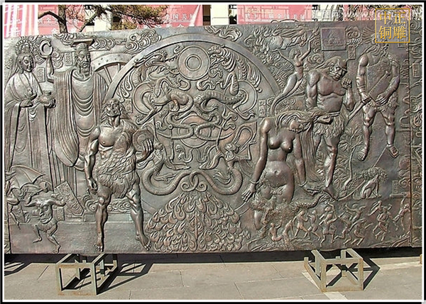 大型人物銅浮雕