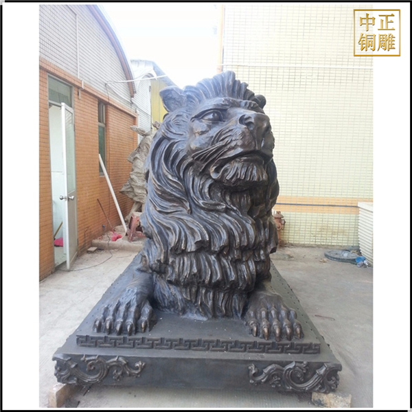 銅獅子工藝品