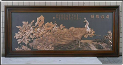 前程錦繡銅浮雕