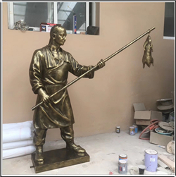 古代人物銅雕塑鑄造