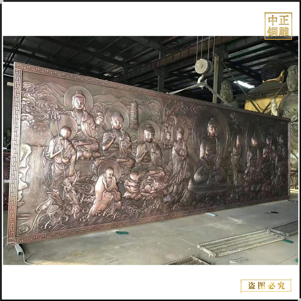 大型寺廟浮雕墻