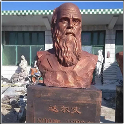 達(dá)爾文人物銅雕擺件