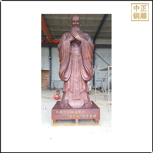 校園孔子銅像鑄造廠家