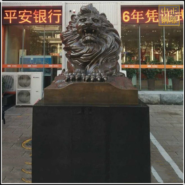 匯豐銅獅子雕塑