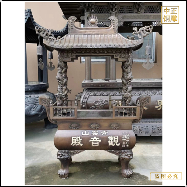寺廟大殿前鑄銅香爐報(bào)價(jià)