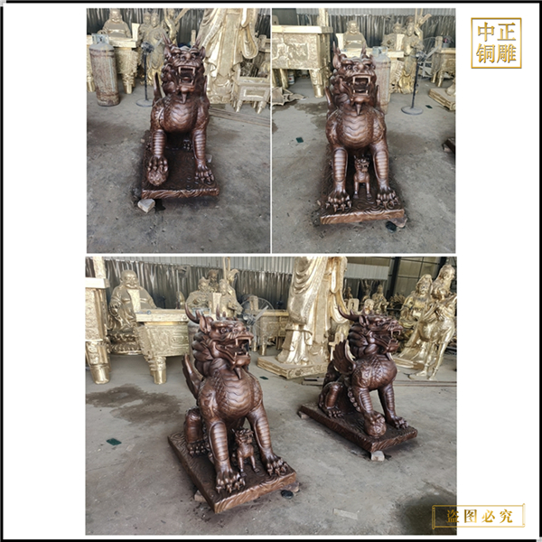 純銅1米銅麒麟鑄造廠