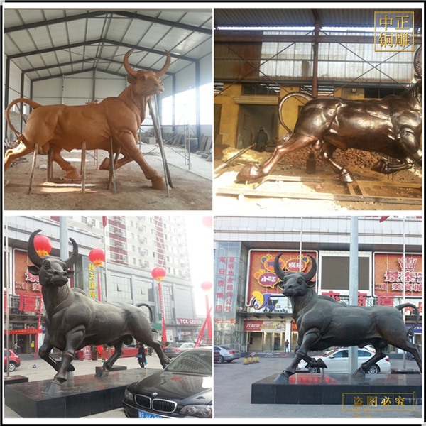 各種銅牛雕塑鑄造