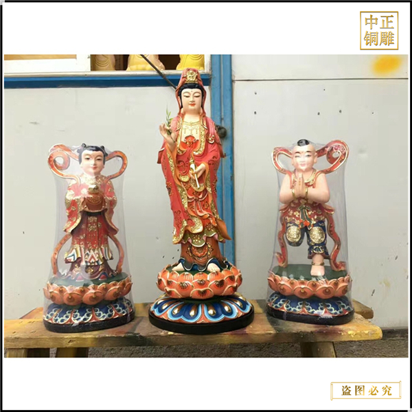 大型鑄銅觀音菩薩銅雕塑