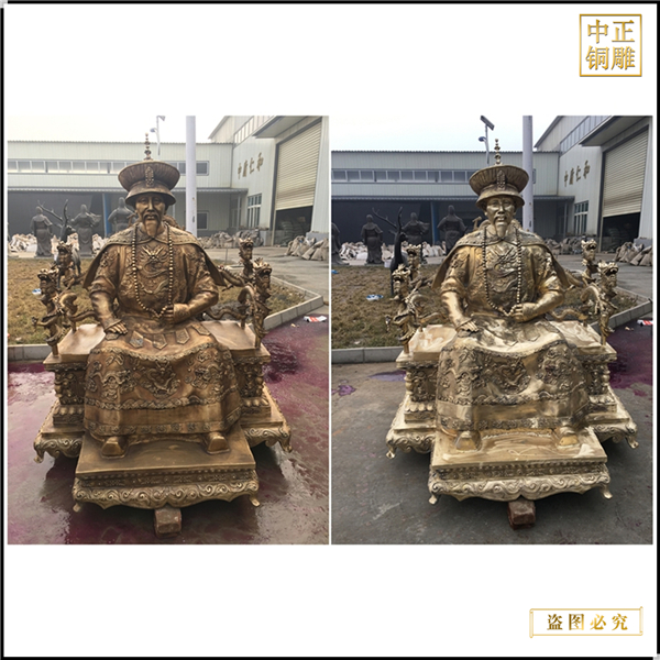 康熙人物銅雕鑄造