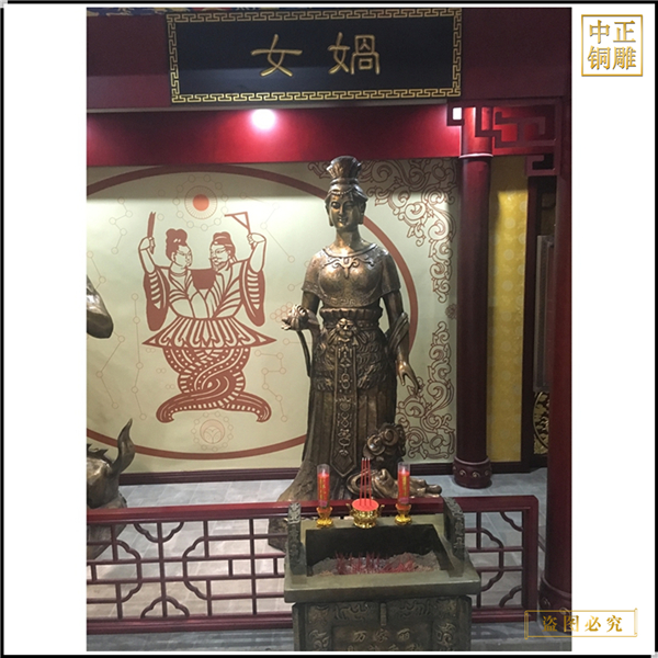 女媧雕塑鑄造