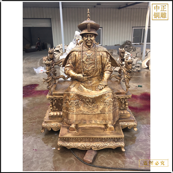 貼金雍正銅雕鑄造廠