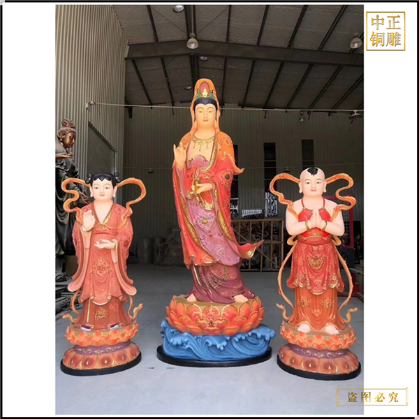 鰲魚(yú)觀音雕塑