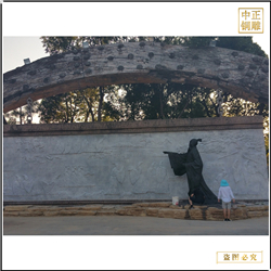 古代人物景觀(guān)雕塑