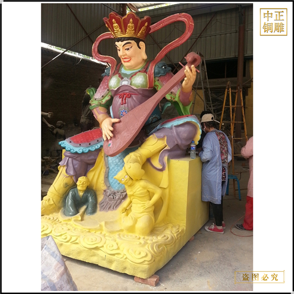 寺廟風水鑄銅四大天王佛像