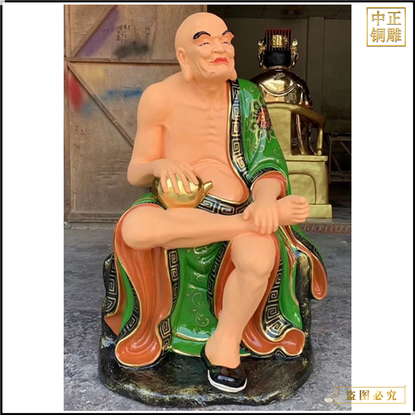 大型銅雕十八羅漢佛像定制