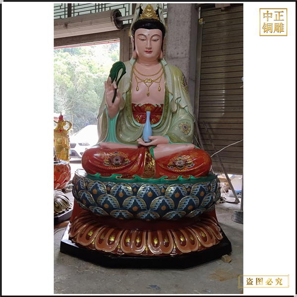 寺廟觀音菩薩佛像