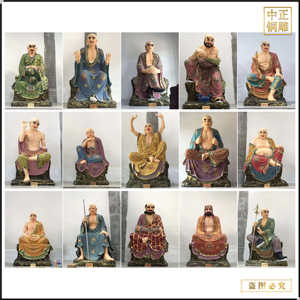 大型十八羅漢銅雕塑價(jià)錢