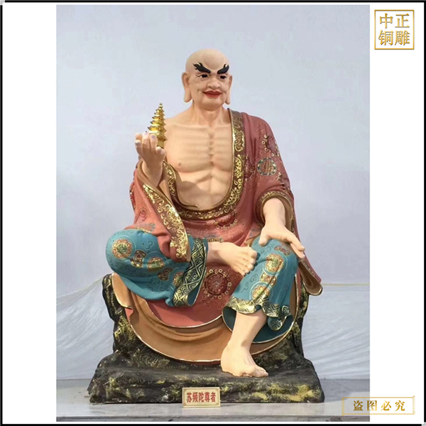 加工鑄銅十八羅漢雕塑鑄造廠