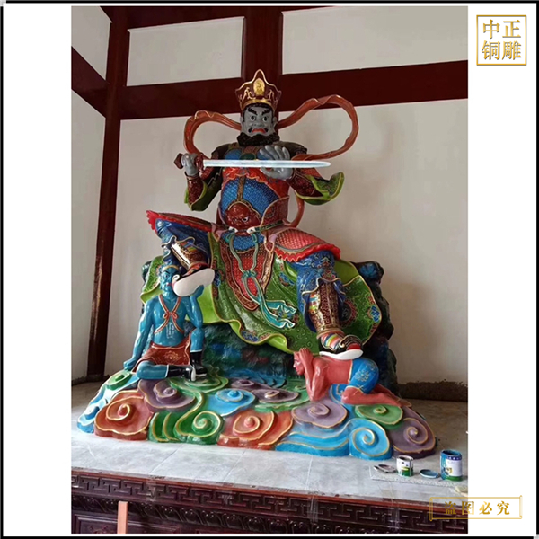 純銅四大天王神像生產(chǎn)