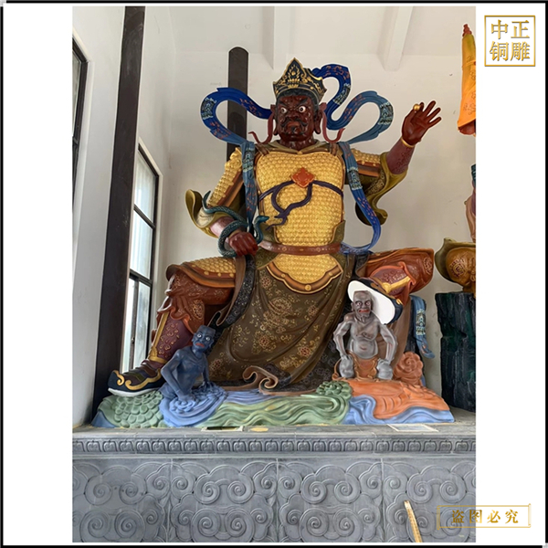 2米鑄銅四大天王佛像工廠