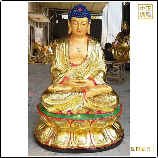 ?1米釋迦牟尼佛銅佛像制作