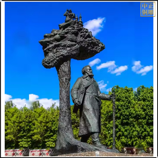 廣場(chǎng)標(biāo)志性人物雕塑